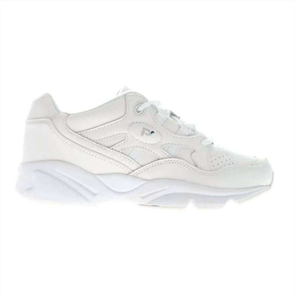 NEW PROPET women's stana slip-resistant leather sneaker in white